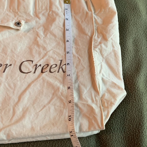 Coldwater Creek roll up bag. Approx 15” x 11” x 5”. 16” strap - Picture 3 of 10